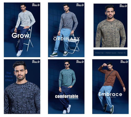 R 1257 Growup Looper Mens Tshirts Wholesale Price