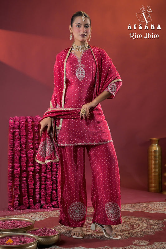 Rim Jhim Afsana Crepe Readymade Suits Supplier Gujarat