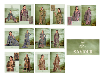 Saviour Esta Designs Pashmina Suits Exporter Ahmedabad