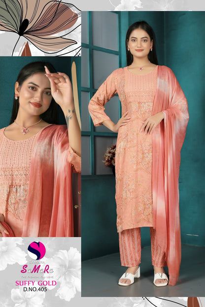Suffy Gold Vol 4 Samara Capsule Readymade Pant Style Suits Manufacturer Ahmedabad