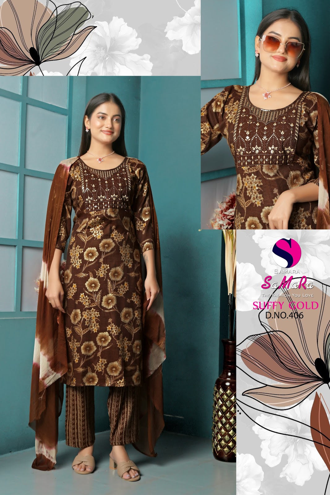 Suffy Gold Vol 4 Samara Capsule Readymade Pant Style Suits Manufacturer Ahmedabad