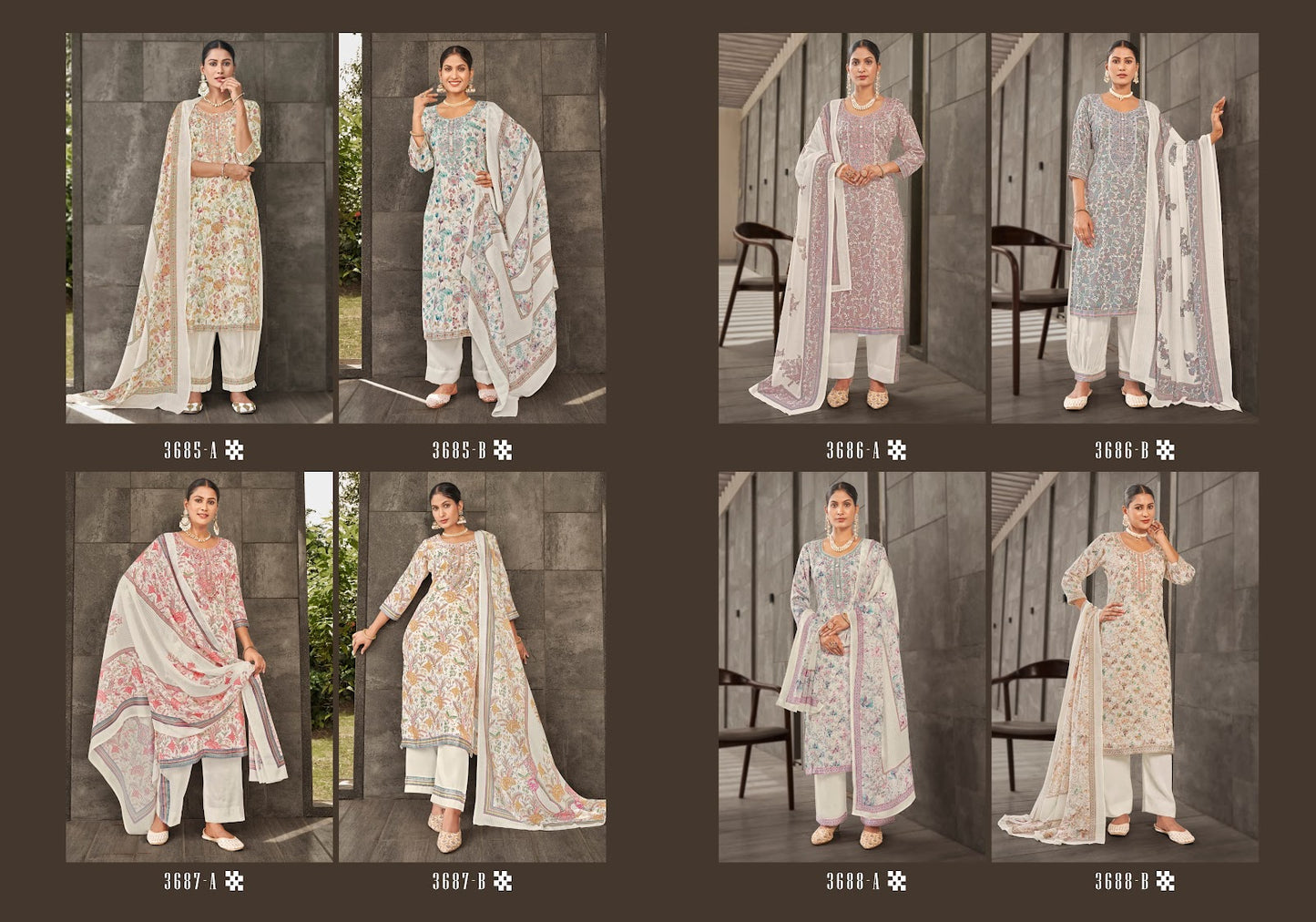 Suprita Rivaa Pashmina Suits Wholesaler Gujarat