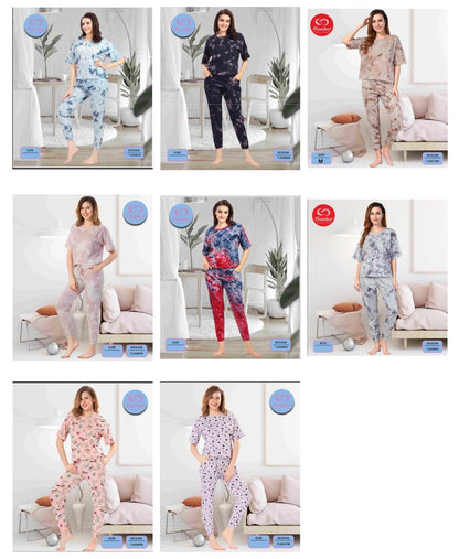 Tj006 0512 Slumber Sinker Joggers Night Suits Supplier Ahmedabad