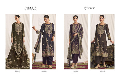 Tyohaar Simar Viscose Silk Pant Style Suits Manufacturer Ahmedabad