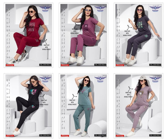 Vol 20078 C Grab It Tencil Pyjama Night Suits Manufacturer