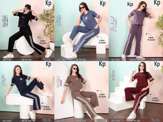 Vol 2068 Kp Cotton Biowashed Co Ord Set Wholesaler Gujarat