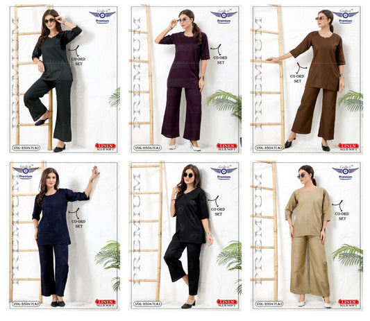 Vol 25047 A Grab It Linen Co Ord Set Wholesaler Gujarat