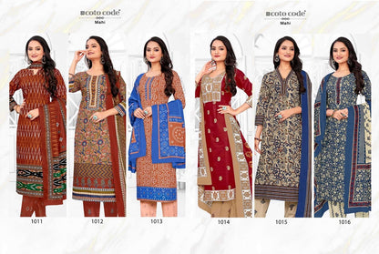 Mahi Coto Code Cotton Dress Material Supplier Gujarat