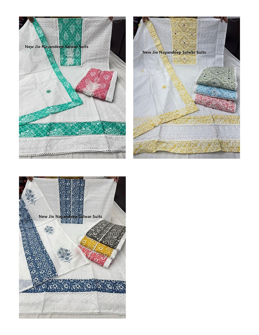 New Jio Nayandeep Cotton Salwar Suits Wholesale Price