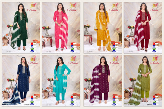 Amisha Vol 1 Snb Bombay Readymade Pant Style Suits Exporter Ahmedabad