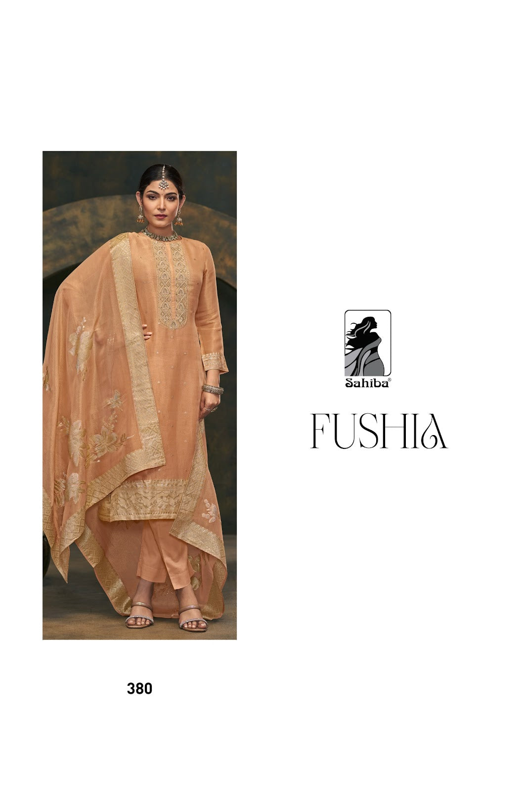 Fushia Sahiba Simmer Pant Style Suits Exporter India