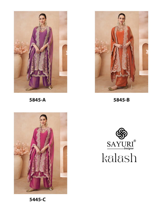 Kalash Sayuri Simar Readymade Plazzo Style Suits Exporter Gujarat