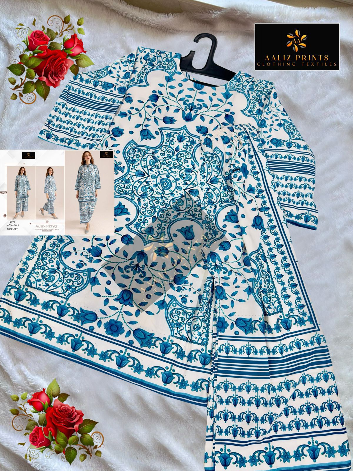 Design 3033-3038 Aaliz Prints Lawn Co Ord Set Wholesaler Gujarat