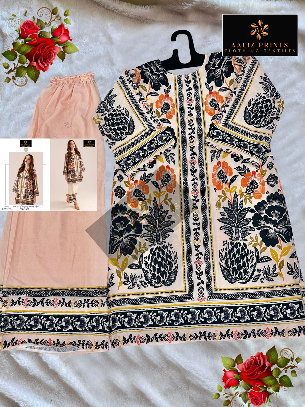 Design 3033-3038 Aaliz Prints Lawn Co Ord Set Wholesaler Gujarat