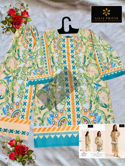 Design 3033-3038 Aaliz Prints Lawn Co Ord Set Wholesaler Gujarat