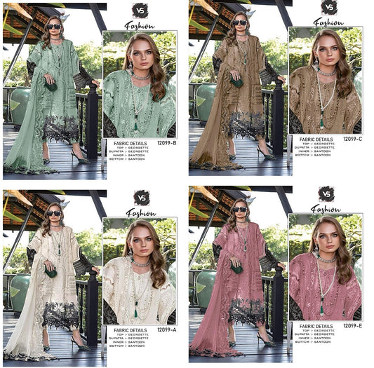 12099 Vs Fashion Georgette Pakistani Salwar Suits