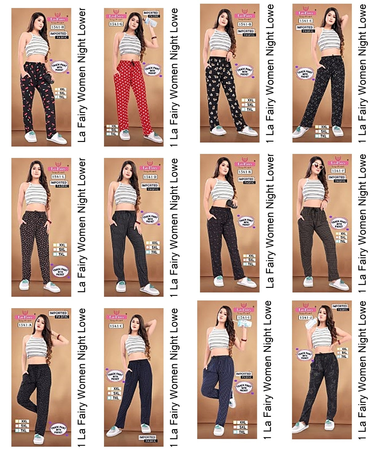 1541 La Fairy Imported Women Night Lower