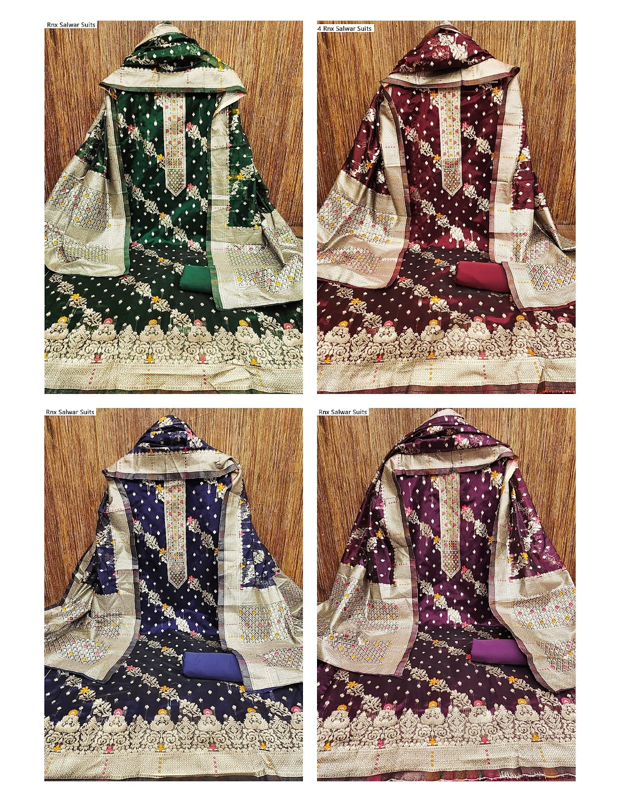 44 Rnx Organza Salwar Suits