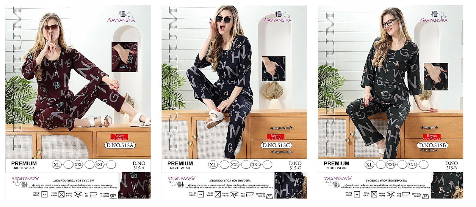 515 Kavyansika Rayon Co Ord Set