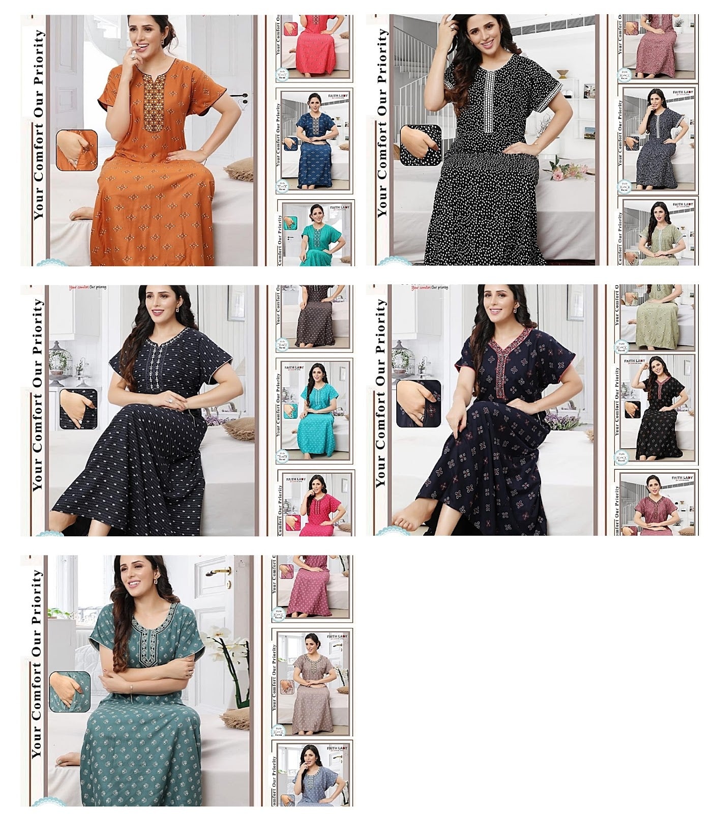 Aline 2211 Faith Lady Night Gowns