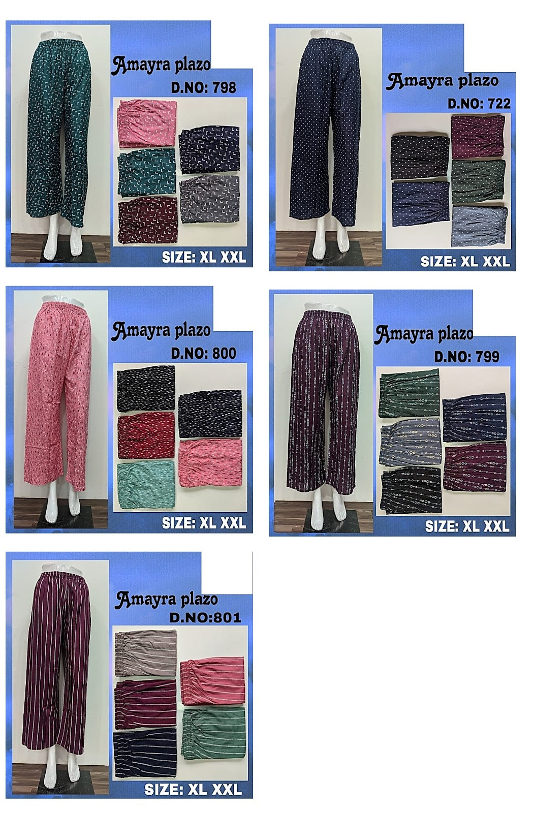 Amayra-Rayon Zoya Branded Palazzo
