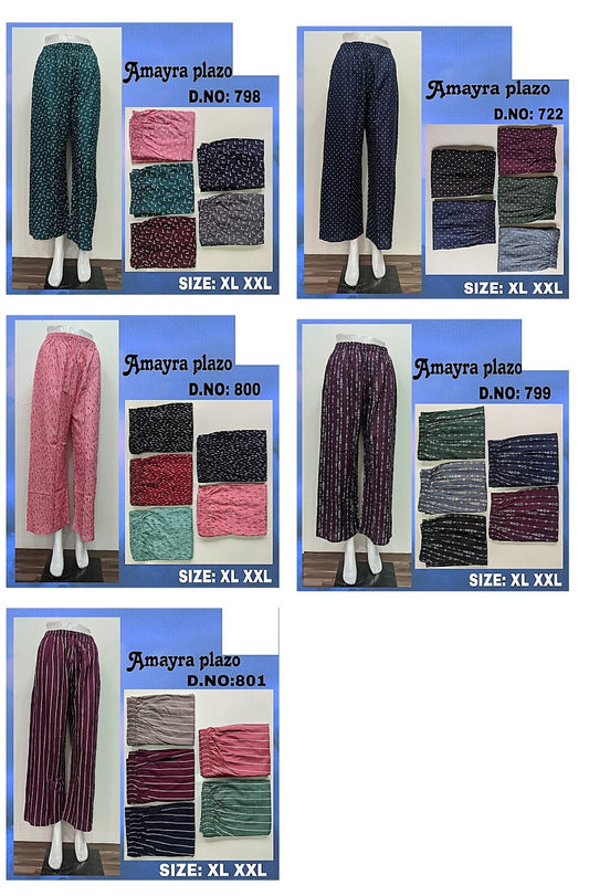 Amayra-Rayon Zoya Branded Palazzo
