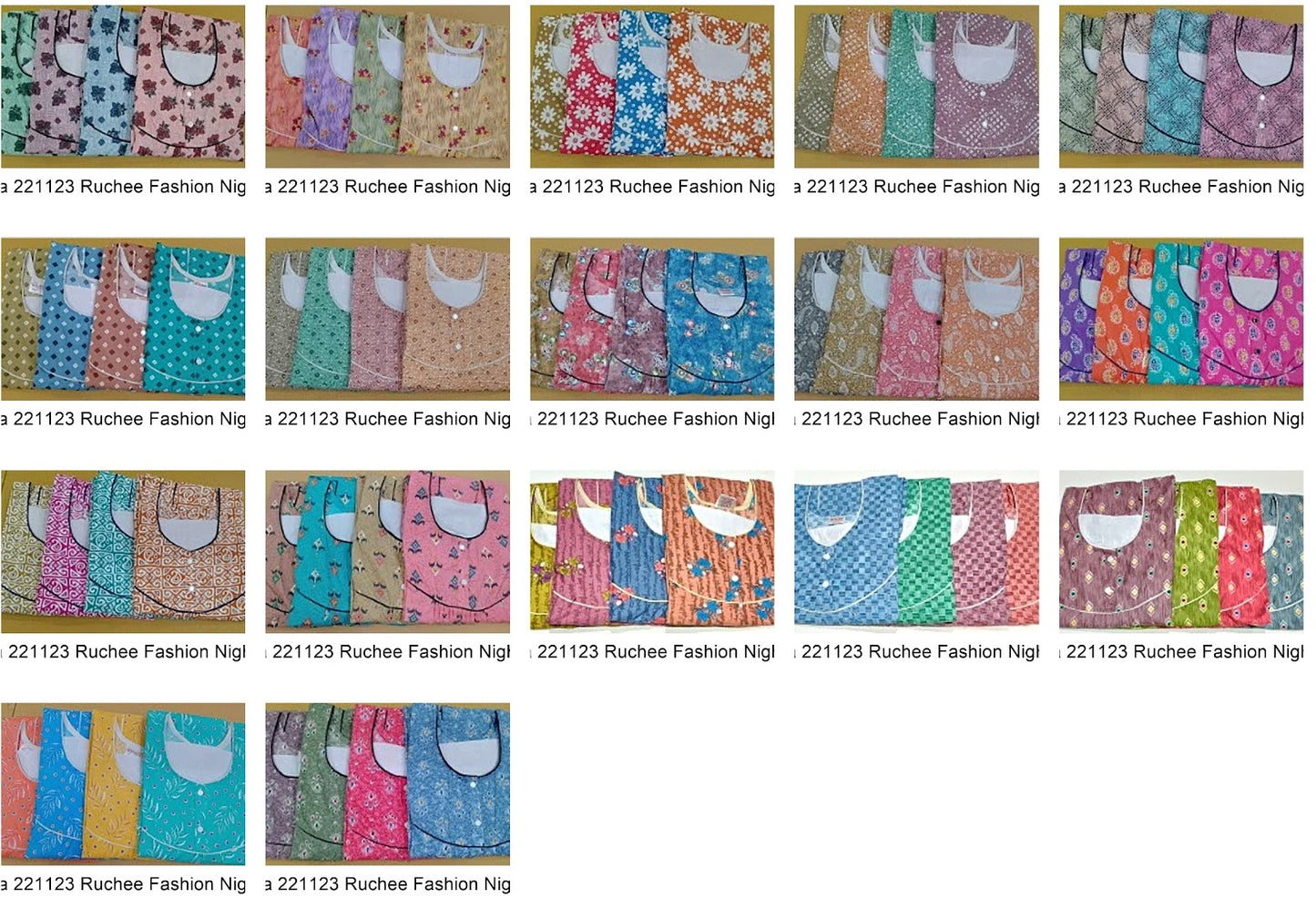 Cotton Megya 221123 Ruchee Fashion Night Gowns