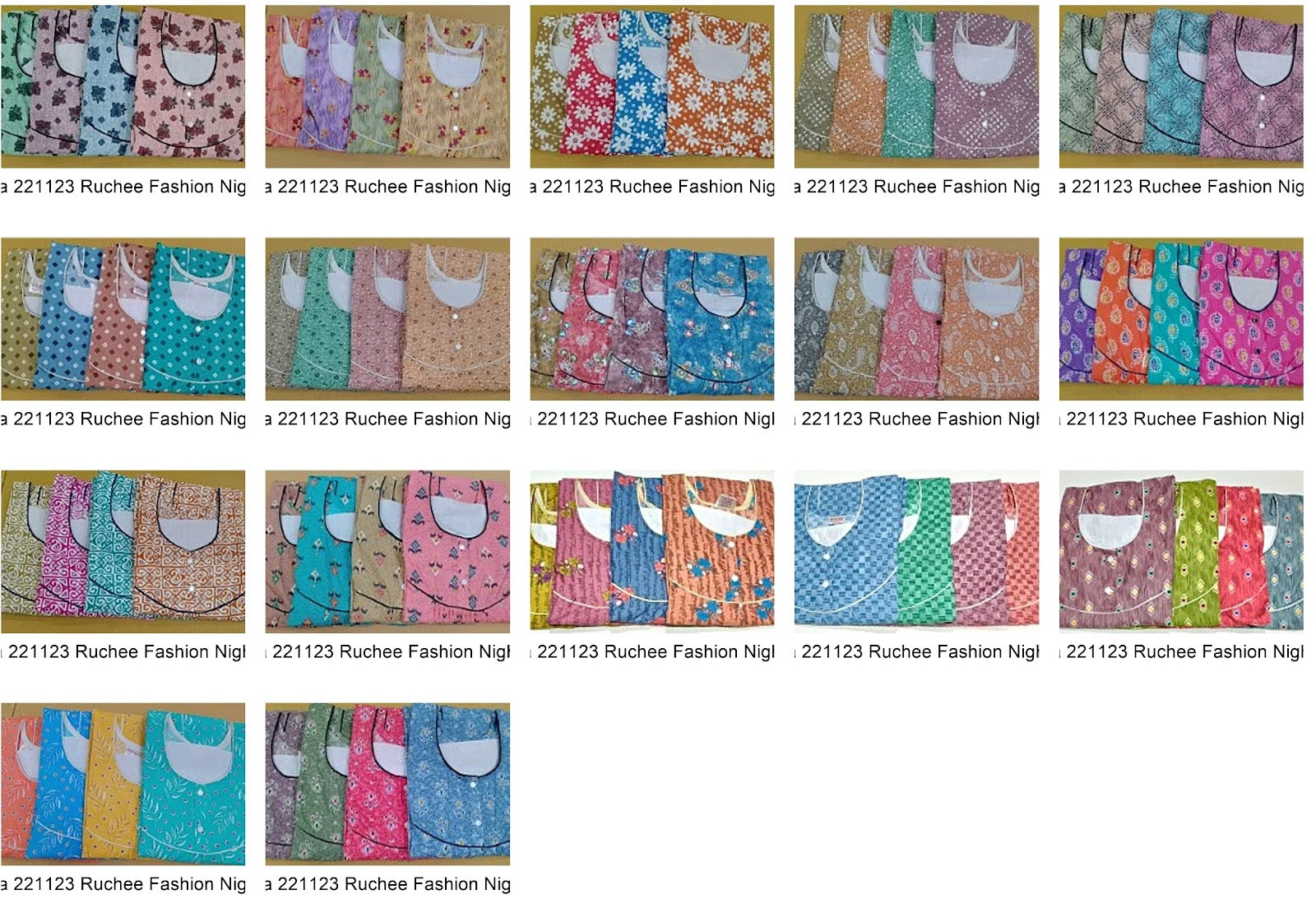 Cotton Megya 221123 Ruchee Fashion Night Gowns