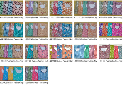 Cotton Megya 221123 Ruchee Fashion Night Gowns