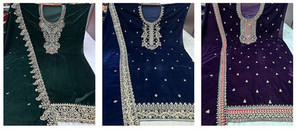 Duck Nayandeep Velvet Suits