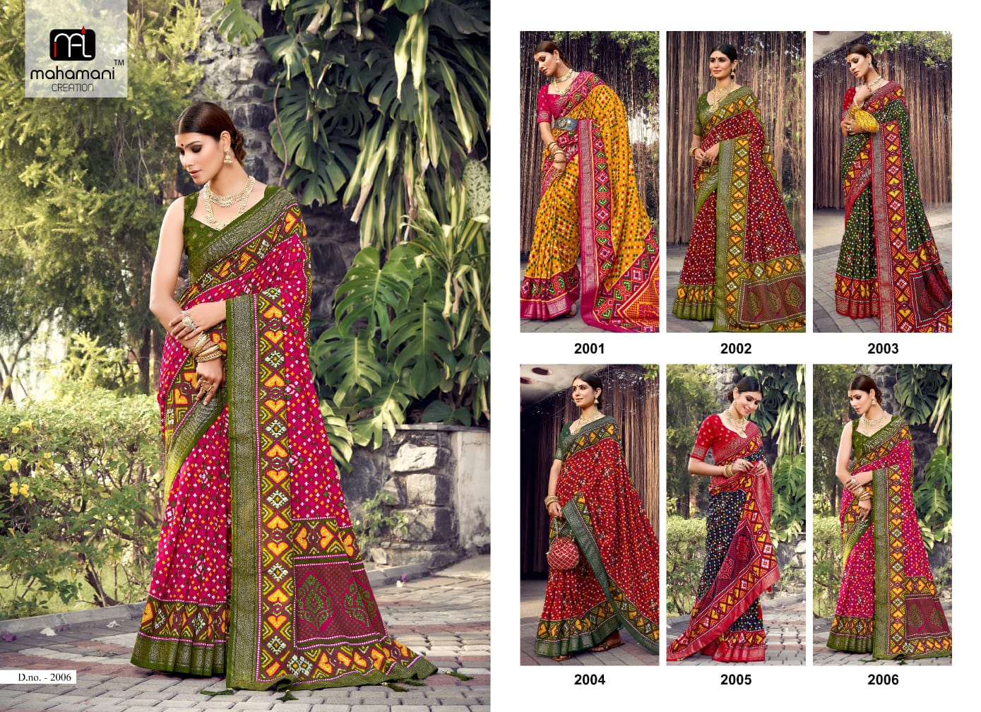 Navyaa Mahamani Creation Sarees