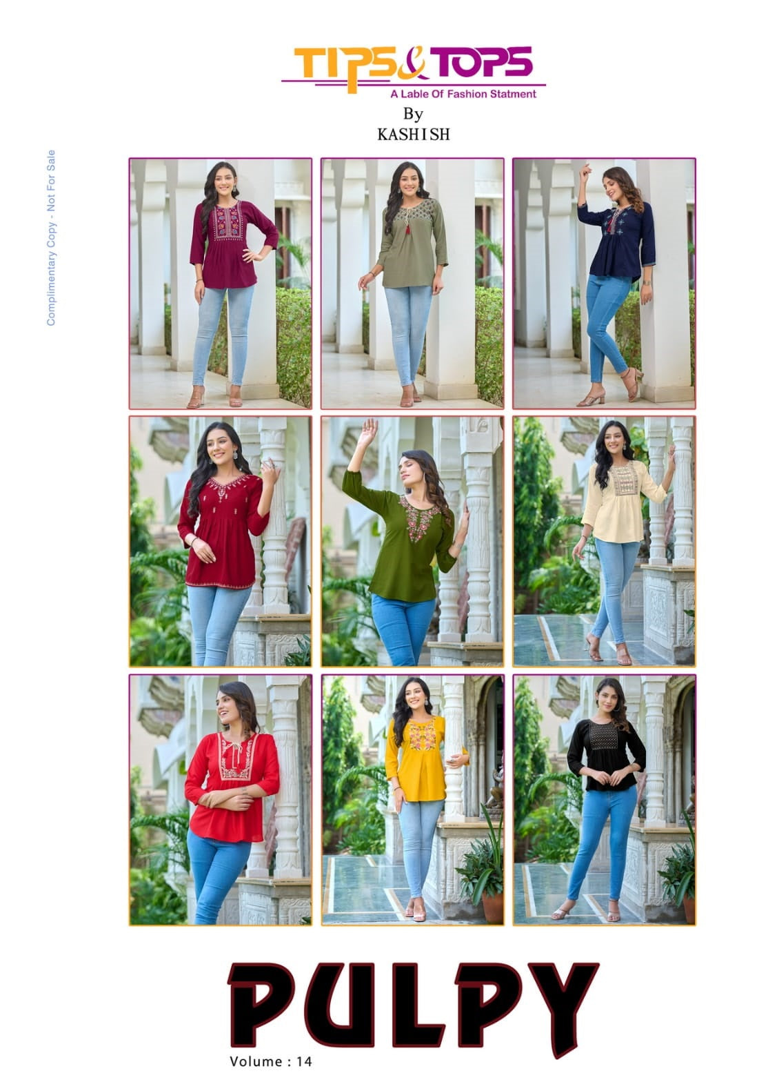 Pulpy Vol 14 Tips Tops Rayon Stylish Tops