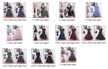 Rayon 2211 Faith Lady Night Gowns