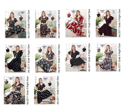 Umbrella 2211 Grab It Rayon Night Gowns