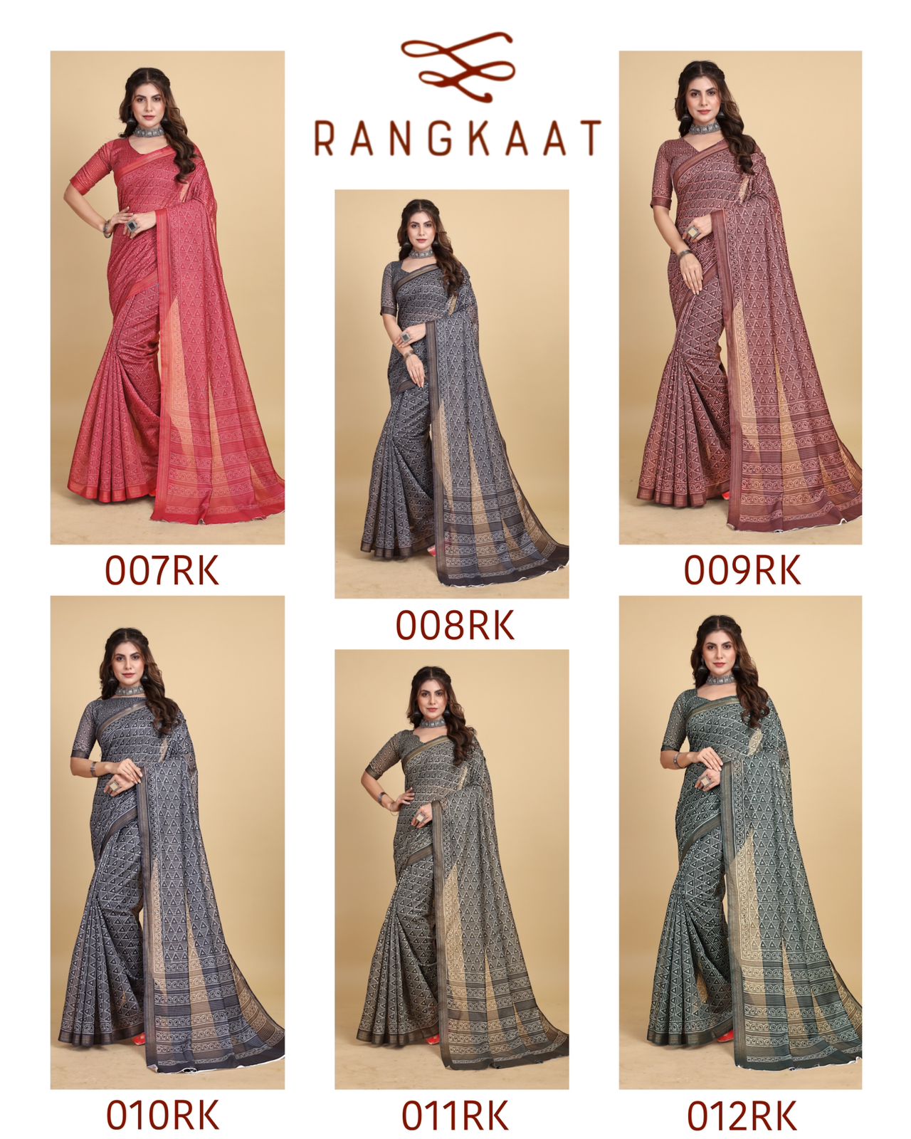 007-012 Rangkaat Chanderi Silk Sarees