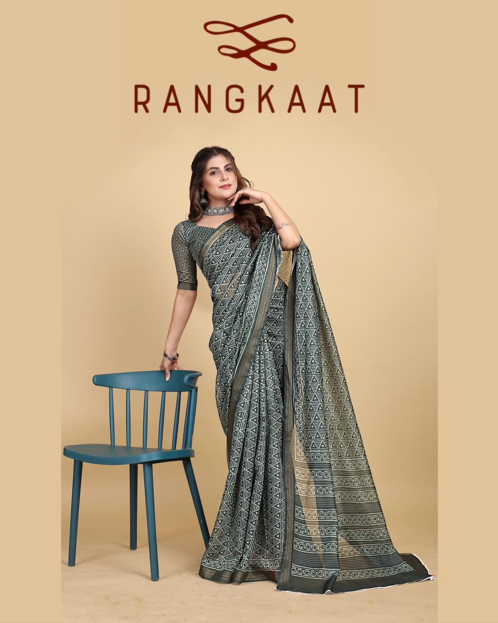 007-012 Rangkaat Chanderi Silk Sarees