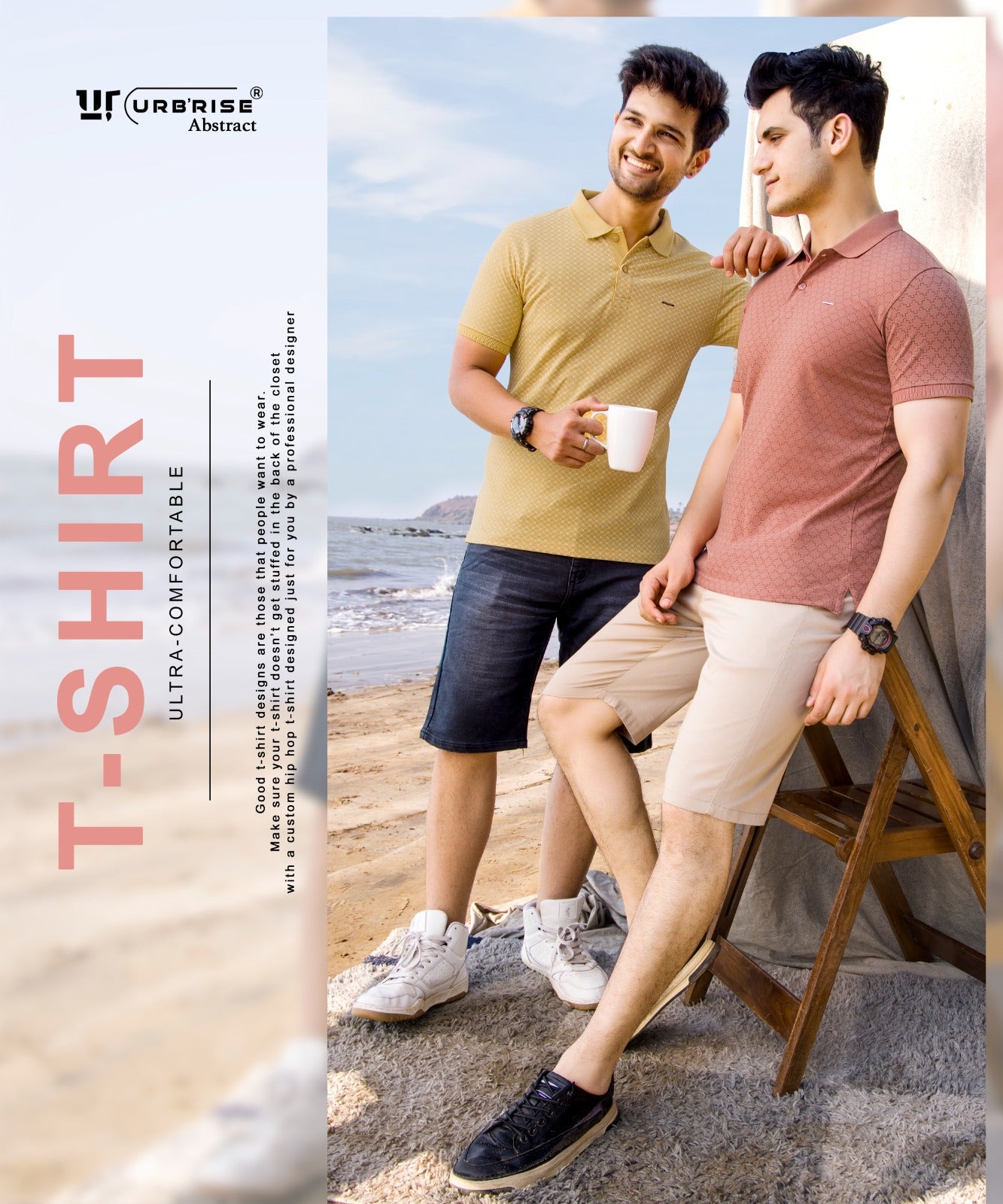 1002-1011 Urbanrise Honey Comb Mens Tshirts