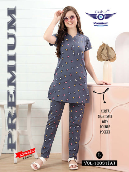 10031-A Grab It Sinker Kurta Night Suits