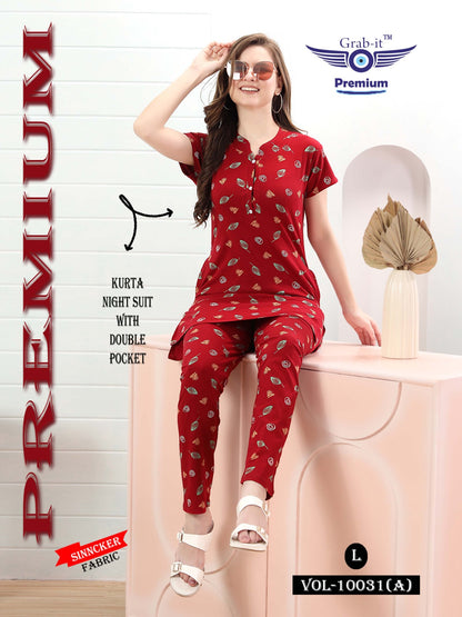 10031-A Grab It Sinker Kurta Night Suits
