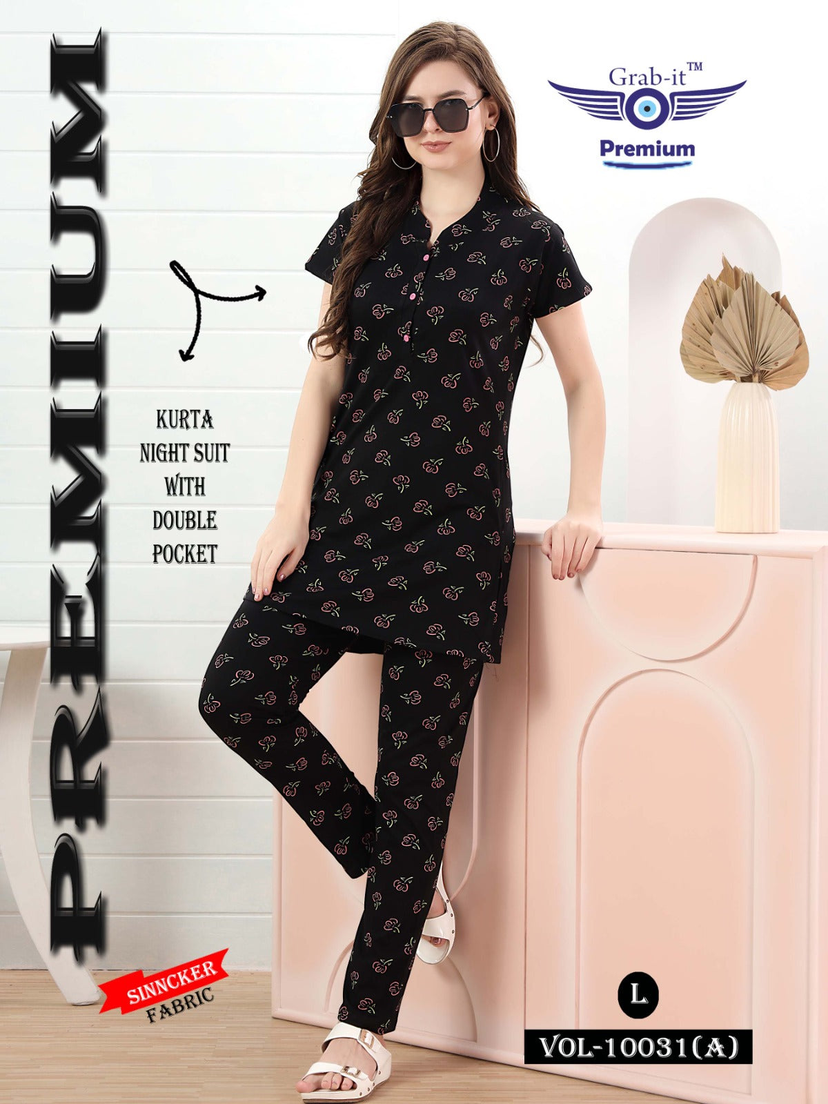 10031-A Grab It Sinker Kurta Night Suits