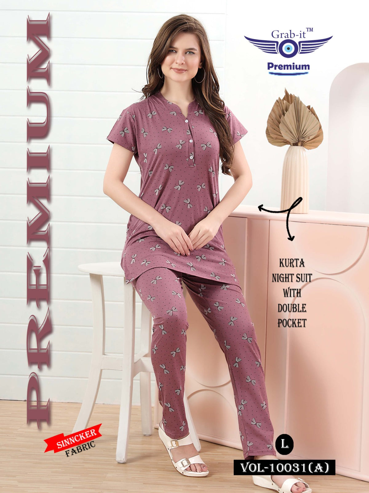 10031-A Grab It Sinker Kurta Night Suits