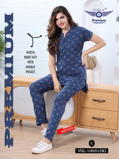 10031-B Grab It Sinker Kurta Night Suits