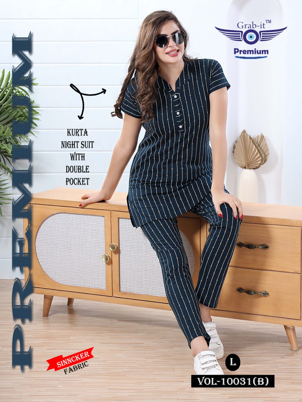 10031-B Grab It Sinker Kurta Night Suits