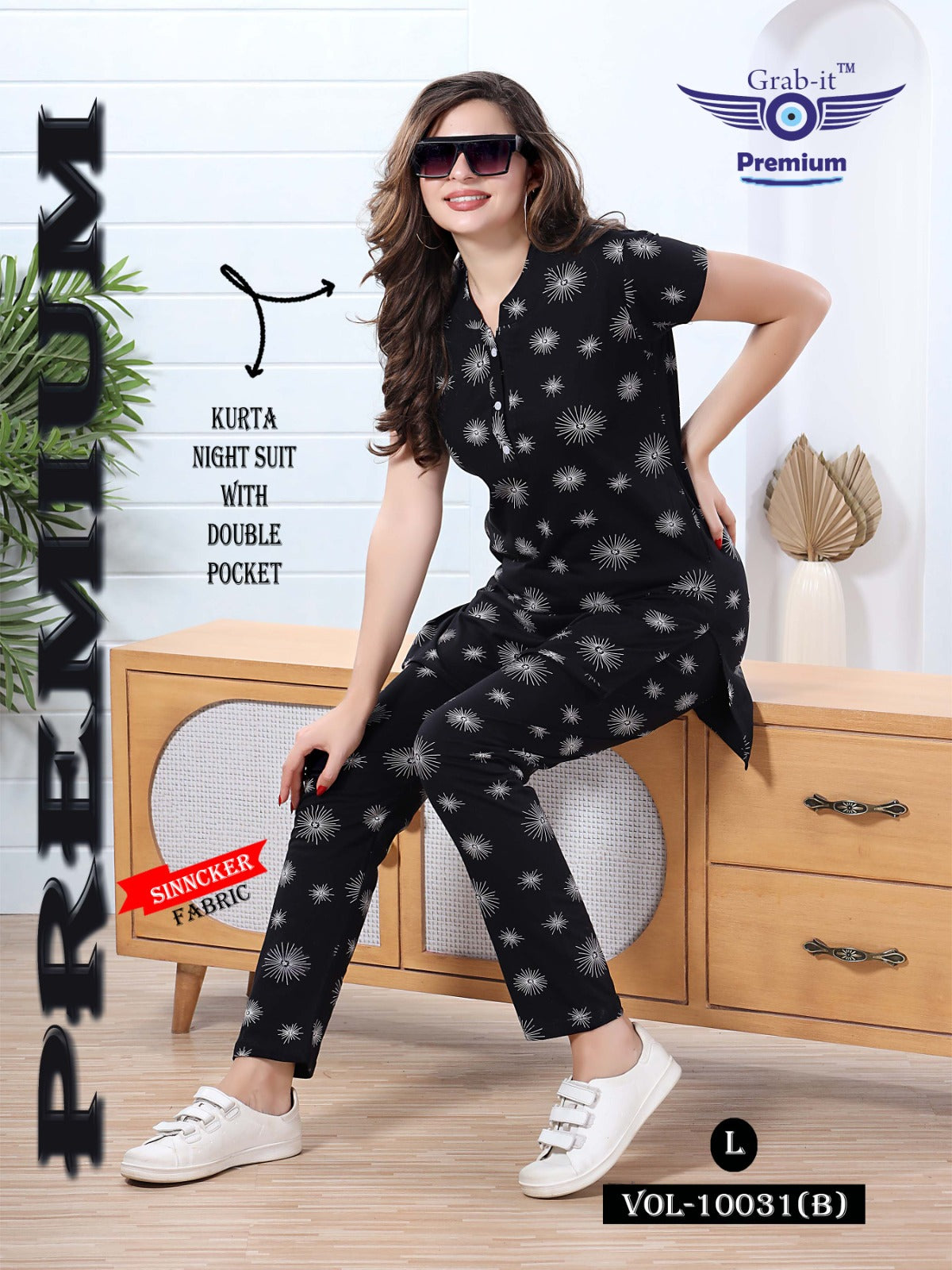 10031-B Grab It Sinker Kurta Night Suits