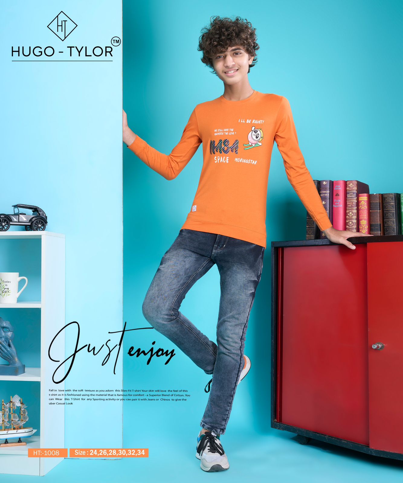 1008 Hugo Tylor Imported Boys Tshirt