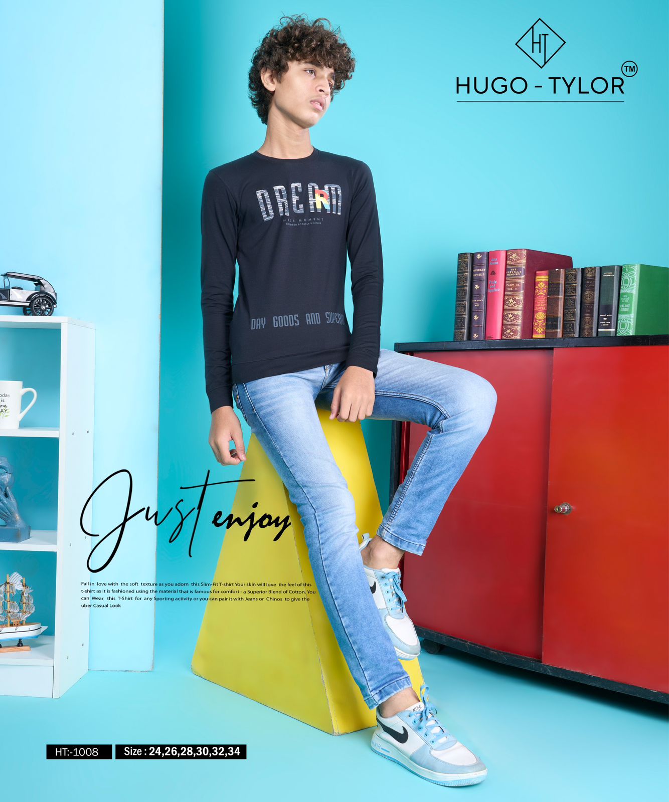 1008 Hugo Tylor Imported Boys Tshirt