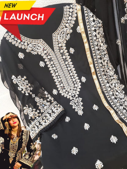 1008 Sapphire Georgette Pakistani Salwar Suits