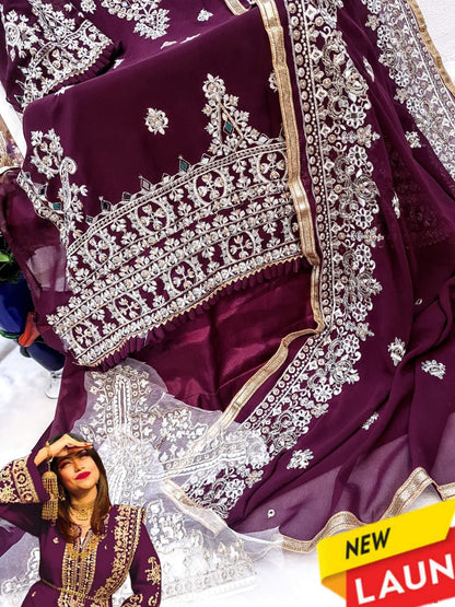 1008 Sapphire Georgette Pakistani Salwar Suits