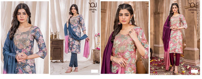 Crystal 101-102 You Readymade Pant Style Suits