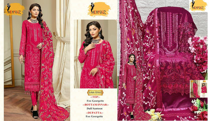 1014 Mehfooz Fox Georgette Pakistani Salwar Suits